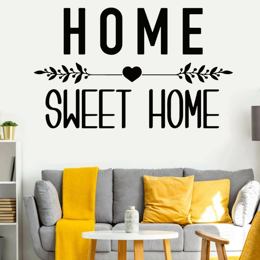 Adesivi Parete - ''Home sweet home <3''