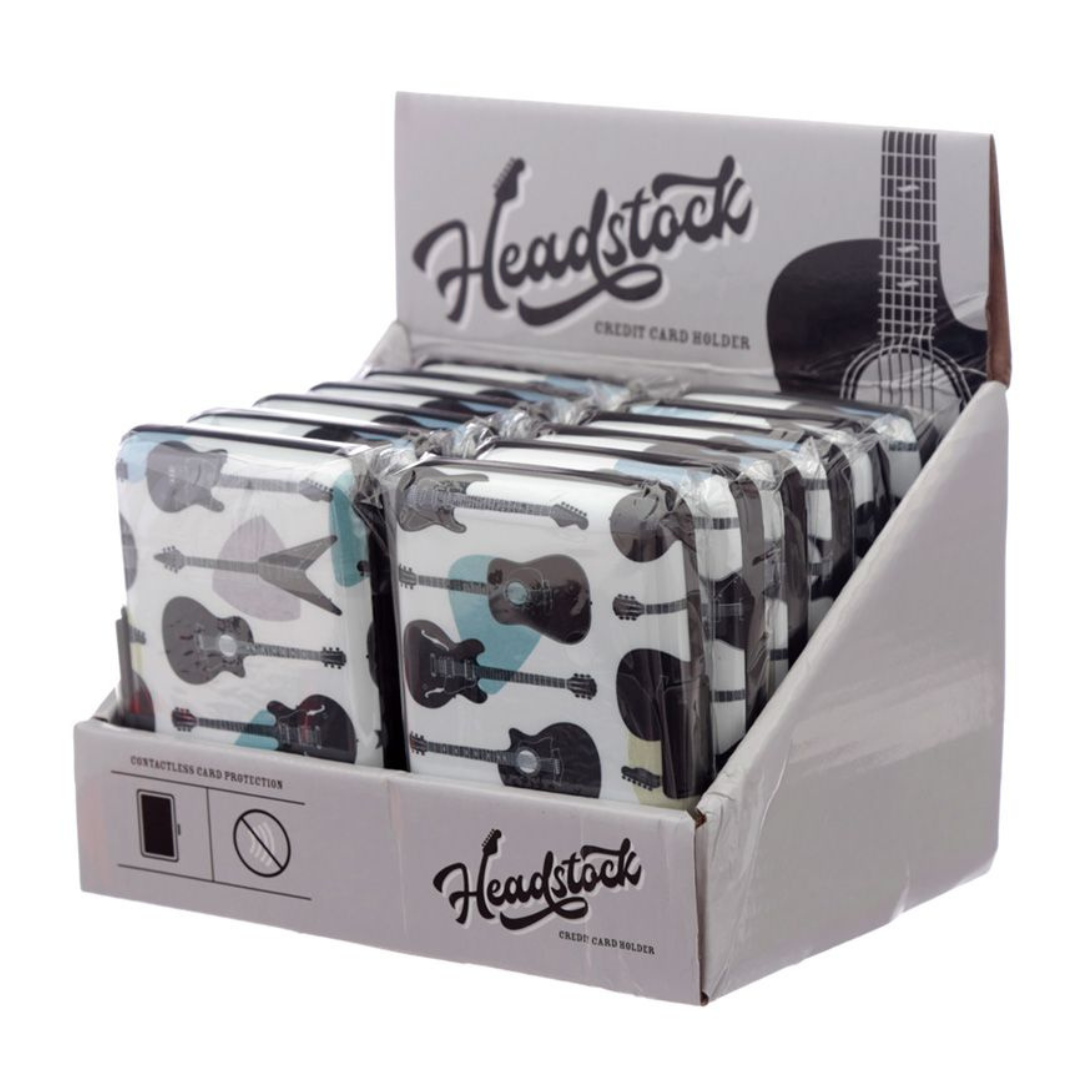 Porta Carte di Credito con Protezione Contactless - Chitarra