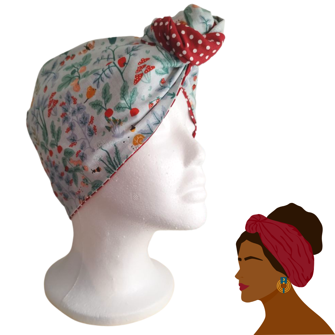 Fascia-Turbante Modellabile Handmade - Orto