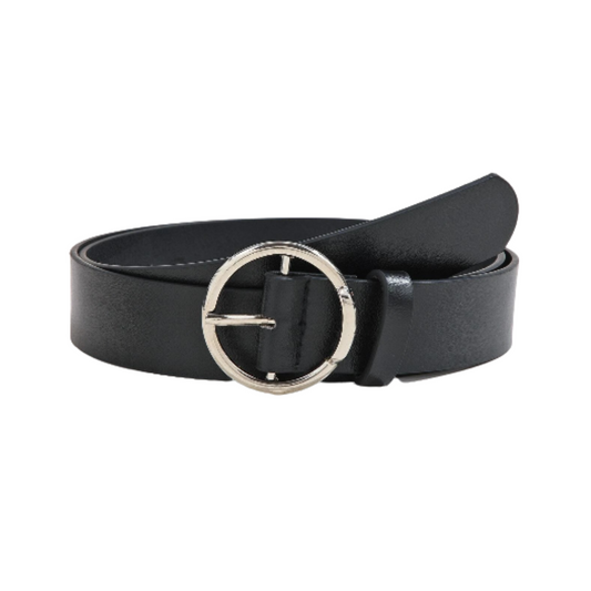 Cintura Fibbia Rotonda - Colore Nero