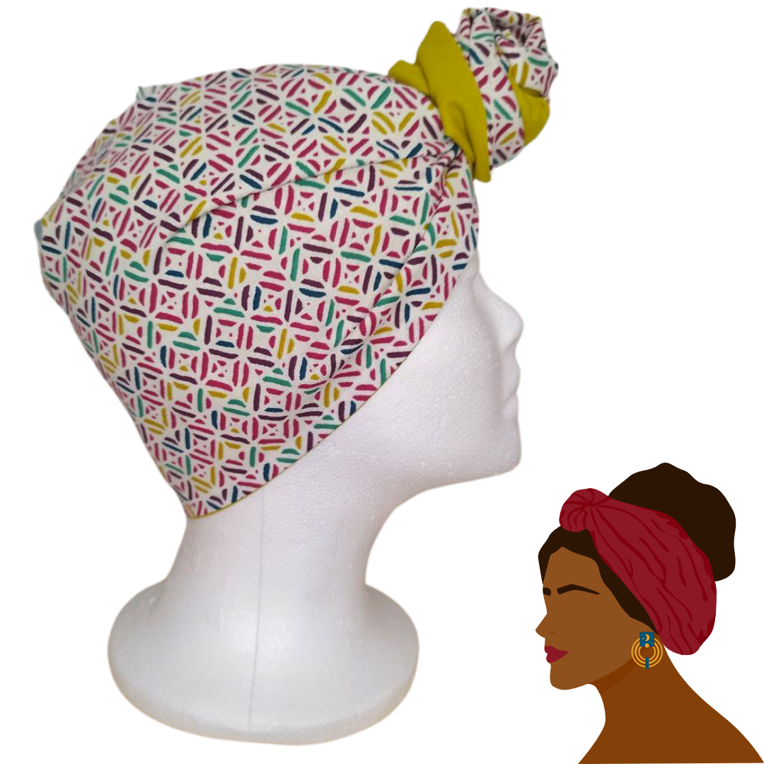 Fascia-Turbante Modellabile Handamade - Astratta