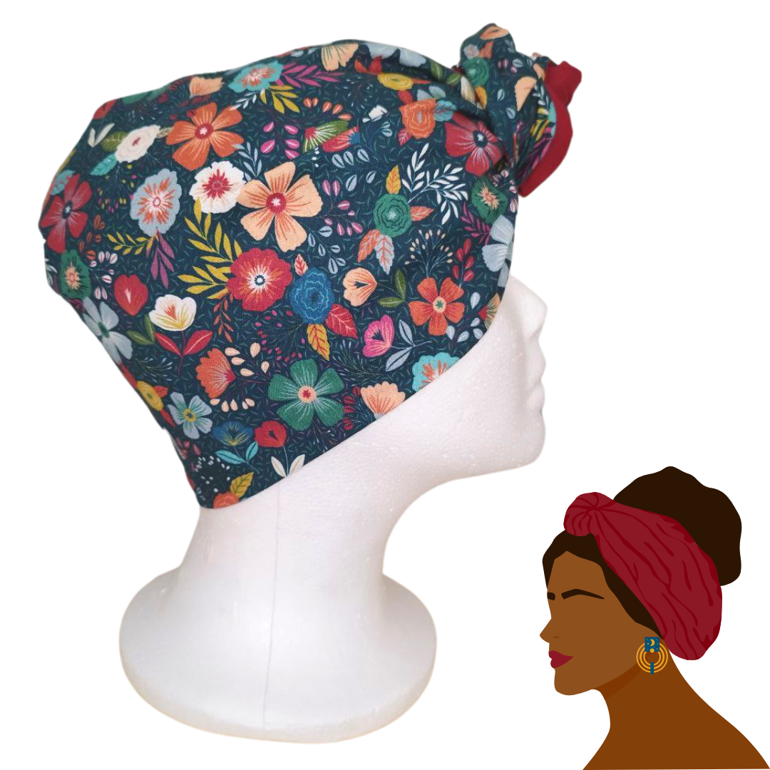 Fascia-Turbante Modellabile Handmade - Fiori