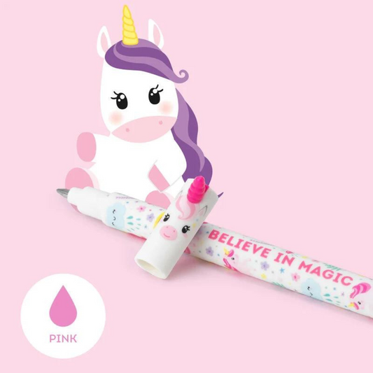 Penna Gel Cancellabile - Unicorno