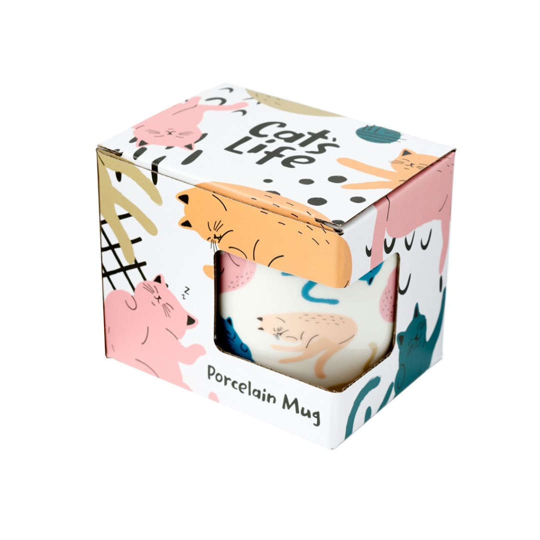 Tazza Porcellana - Cat's Life