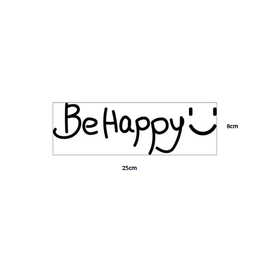 Adesivi Parete - ''Be Happy''