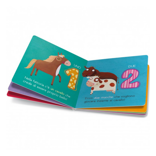 Impariamo Giocando Libro-Tessere Cartonate - La Fattoria Dei Numeri
