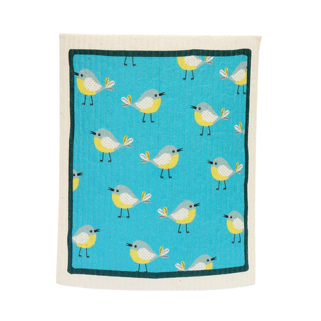 Panno Pulizie Biodegradabile - Uccellini