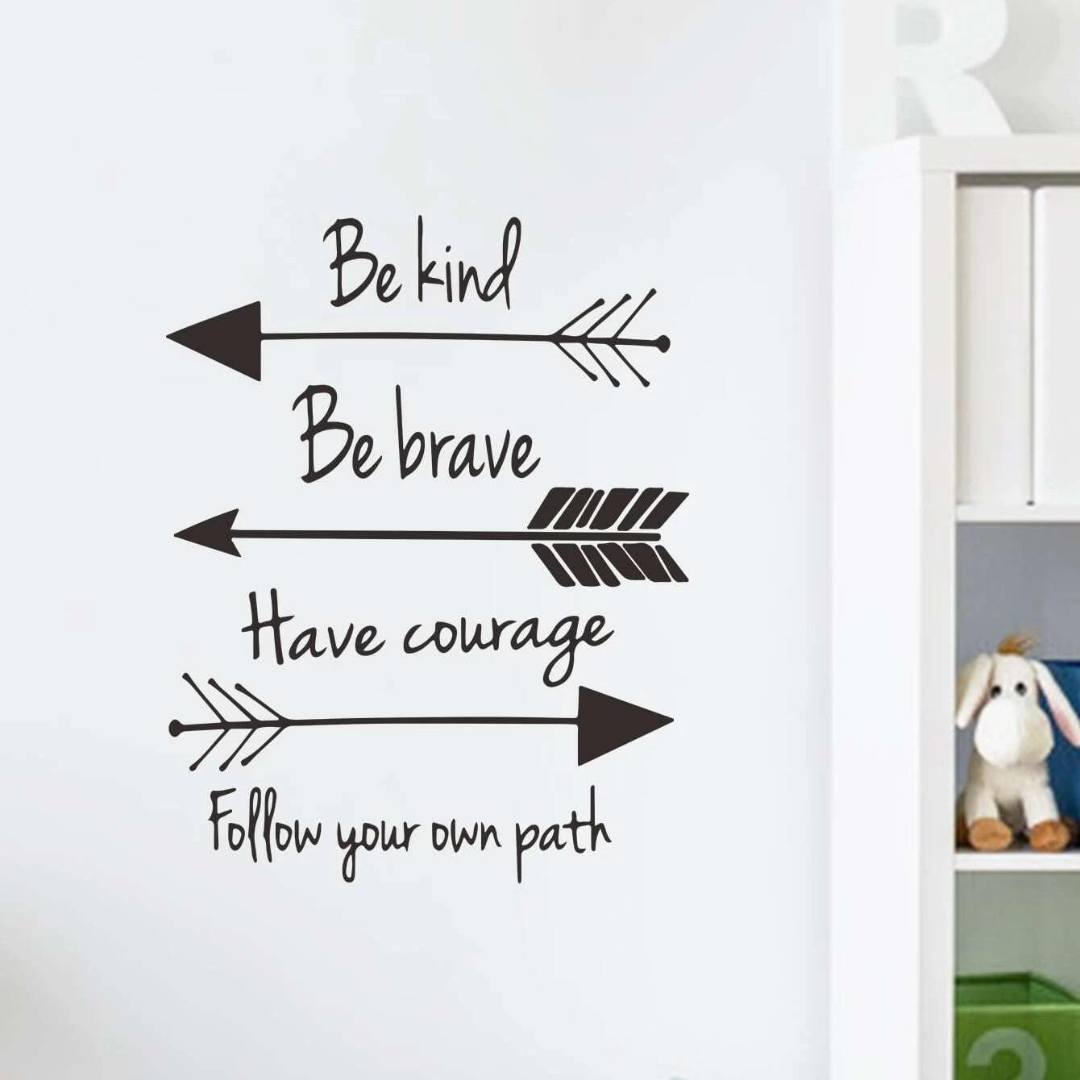 Adesivi Parete - ''Be kind, Be brave...''
