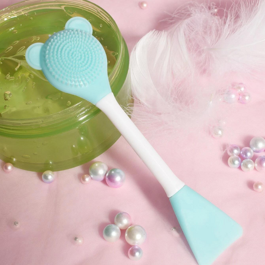 Spatola Massaggiante Viso - Celeste
