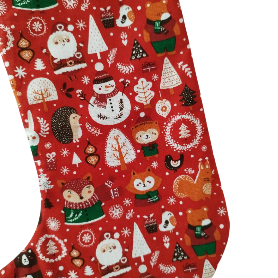 Calza Befana Handmade - Bosco Natale
