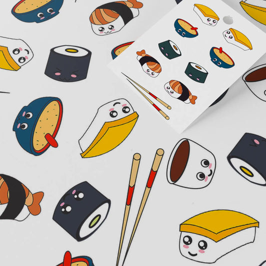 Carta Regalo con Etichetta - Sushi
