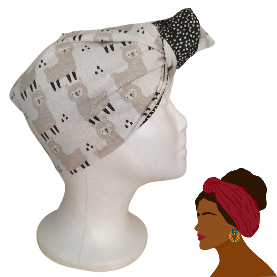Fascia-Turbante Modellabile Handmade - Alpaca