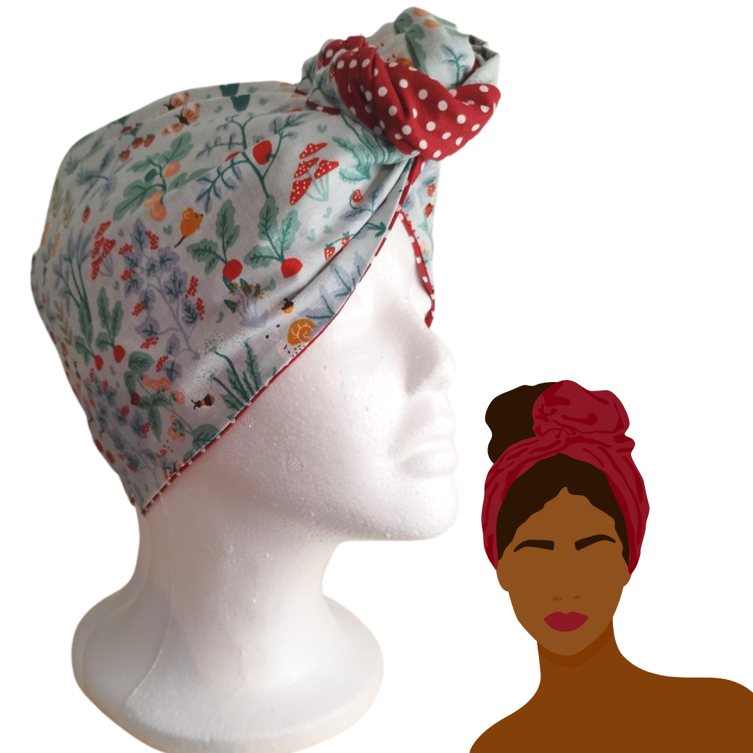Fascia-Turbante Modellabile Handmade - Orto