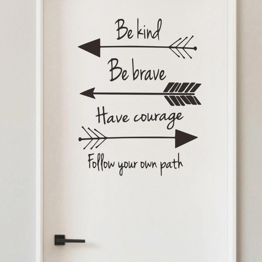 Adesivi Parete - ''Be kind, Be brave...''