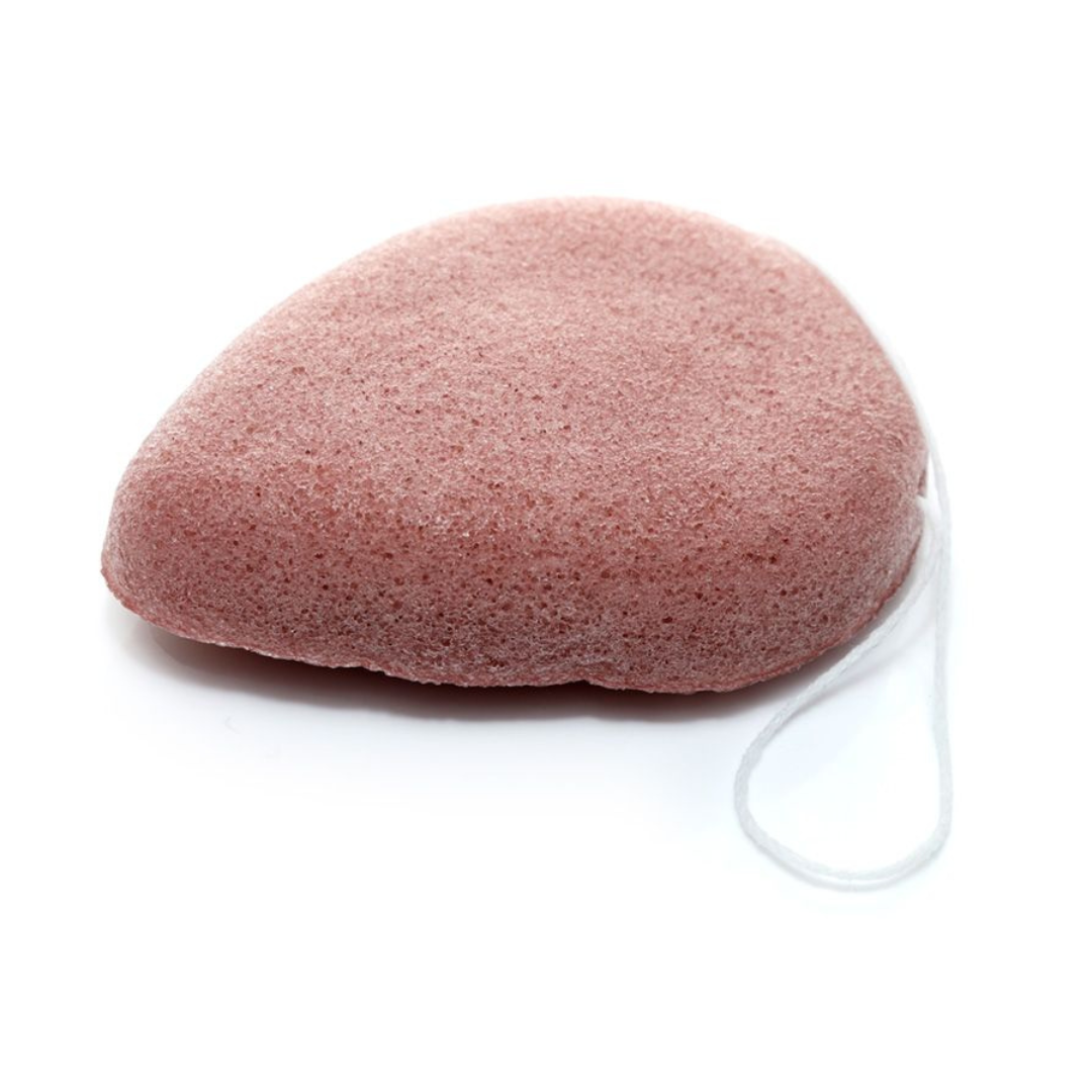 Spugna Naturale Viso Konjac con Argilla Rossa Ringiovanente - Fiori