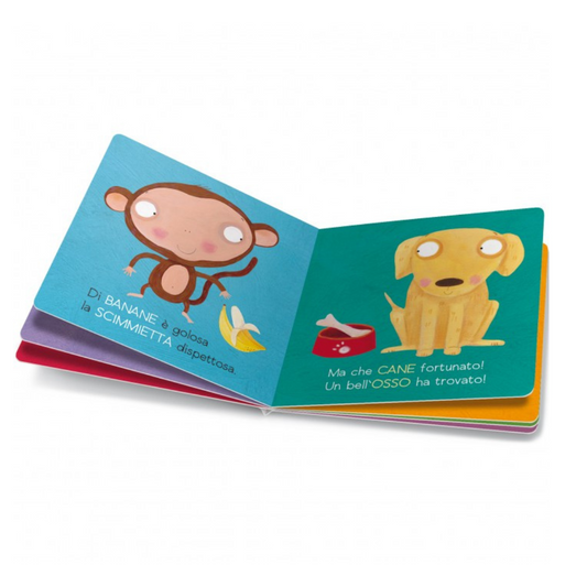 Impariamo Giocando Libro-Tessere Cartonate - Cosa Mangiamo?