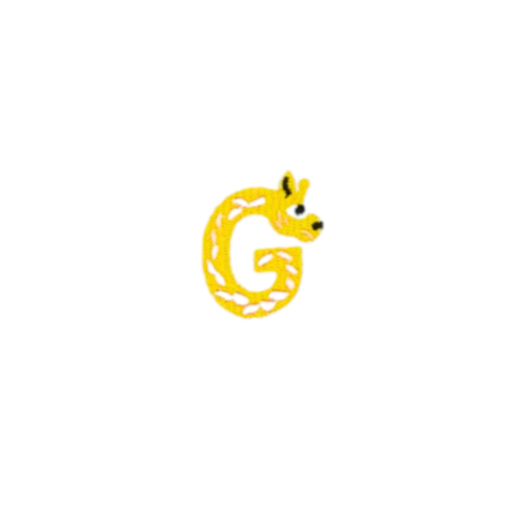 Toppa Termoadesiva - Lettere A B C F G H