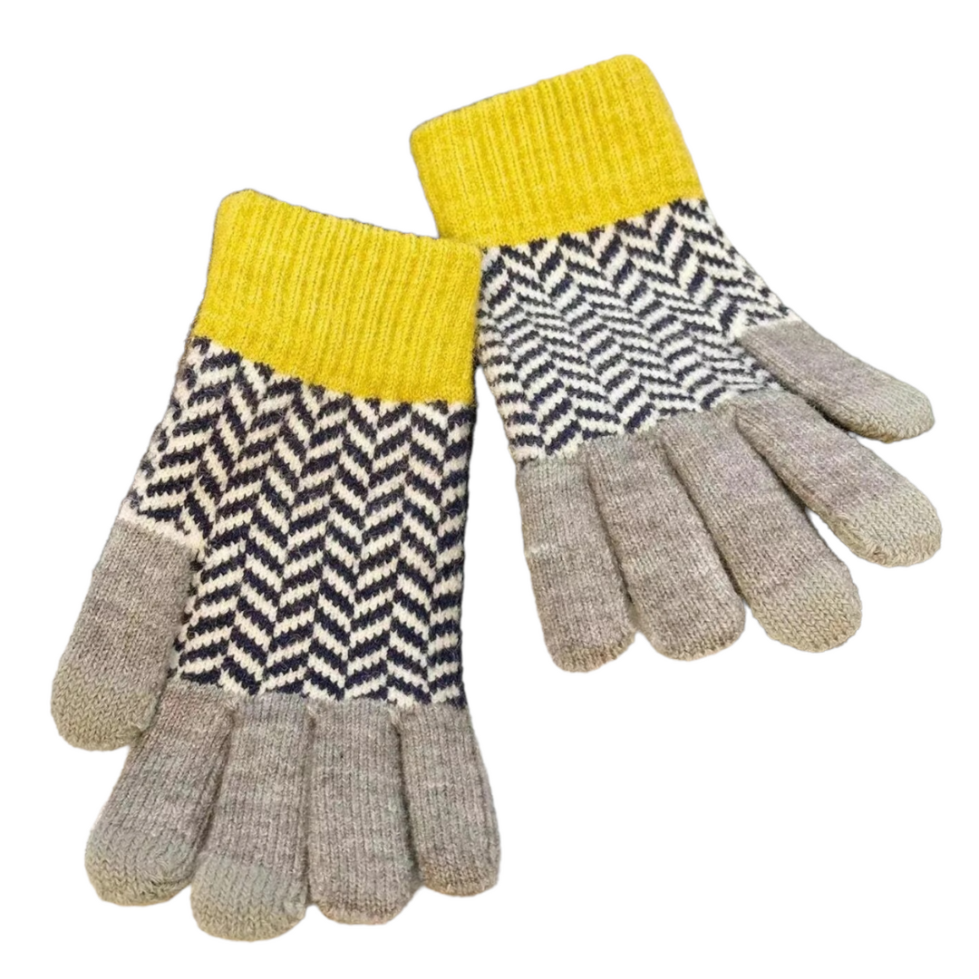 Guanti Touch Screen - Zig Zag