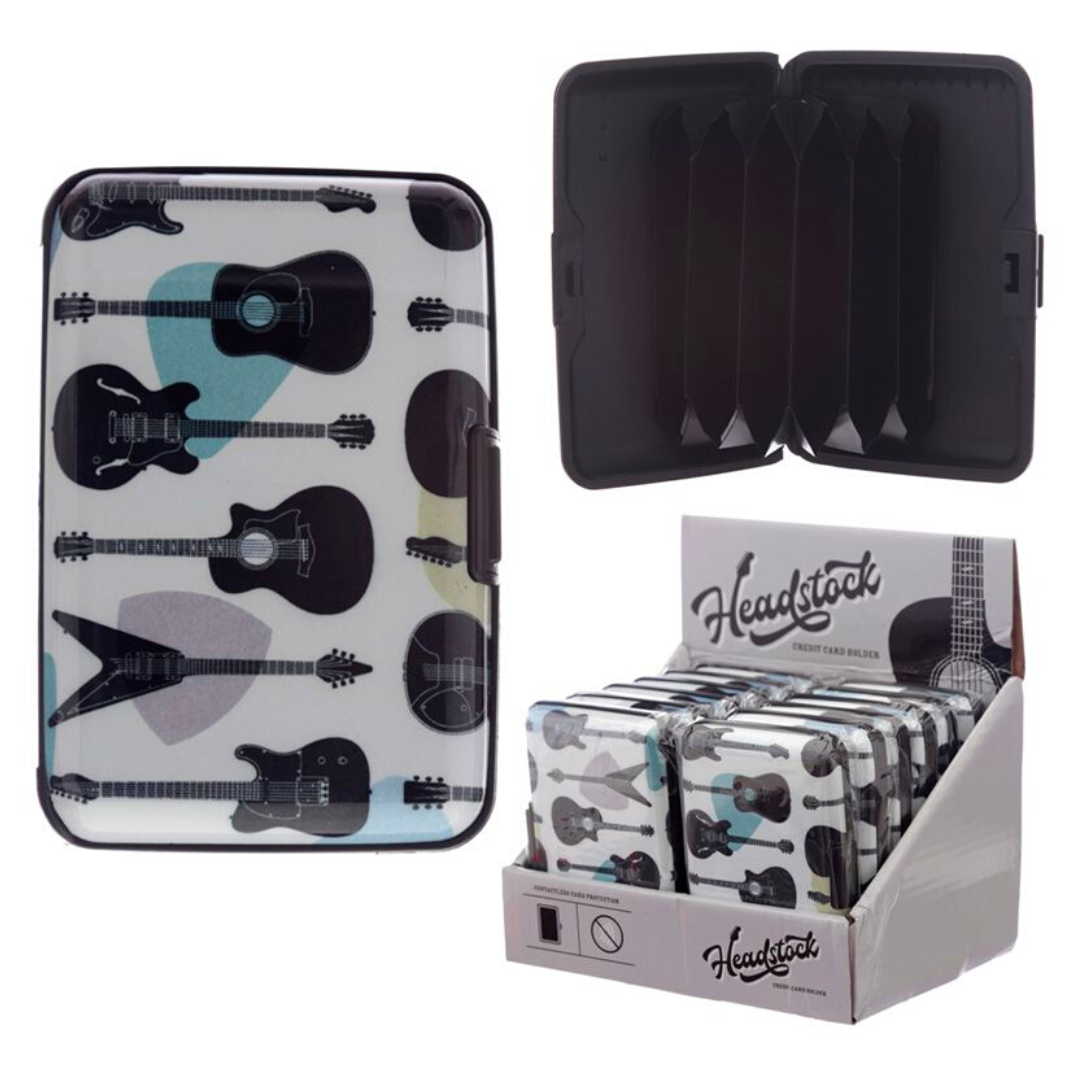 Porta Carte di Credito con Protezione Contactless - Chitarra