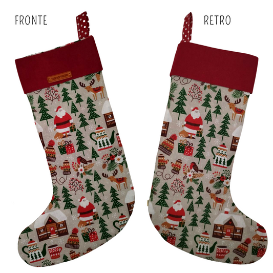 Calza Befana Handmade - Polo Nord