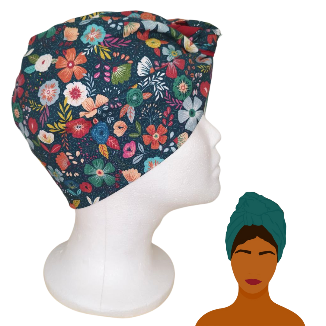 Fascia-Turbante Modellabile Handmade - Fiori
