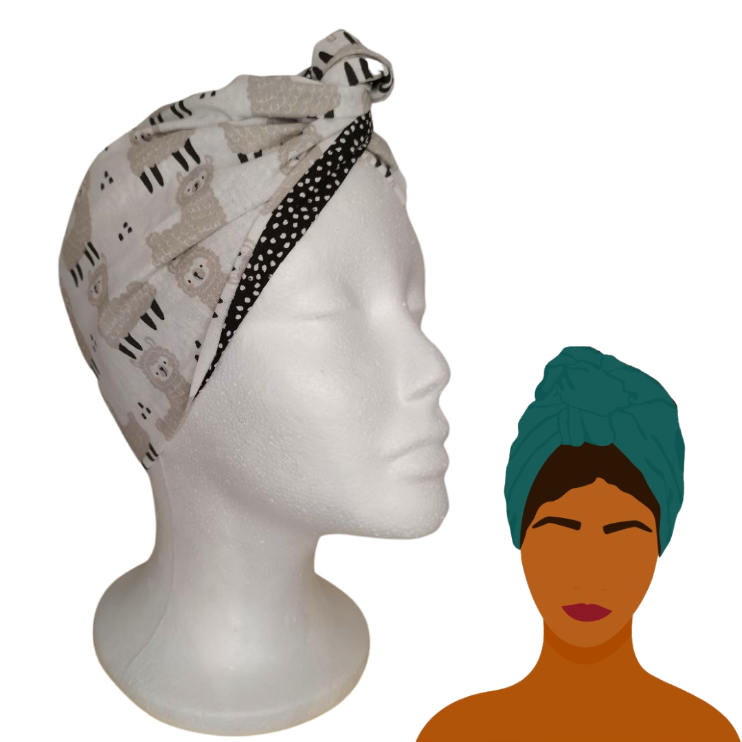 Fascia-Turbante Modellabile Handmade - Alpaca