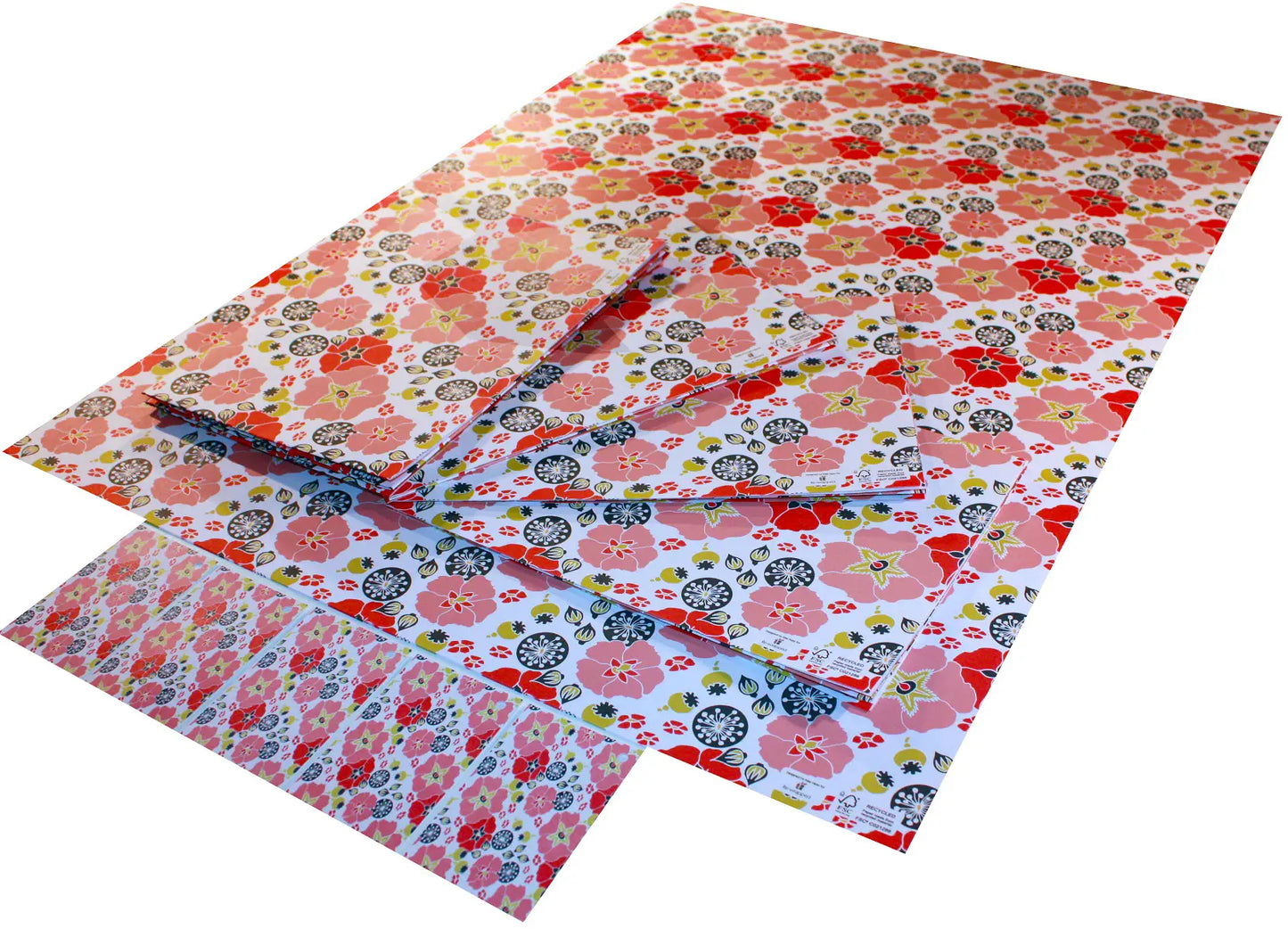 Carta Regalo con Etichetta - Fiori