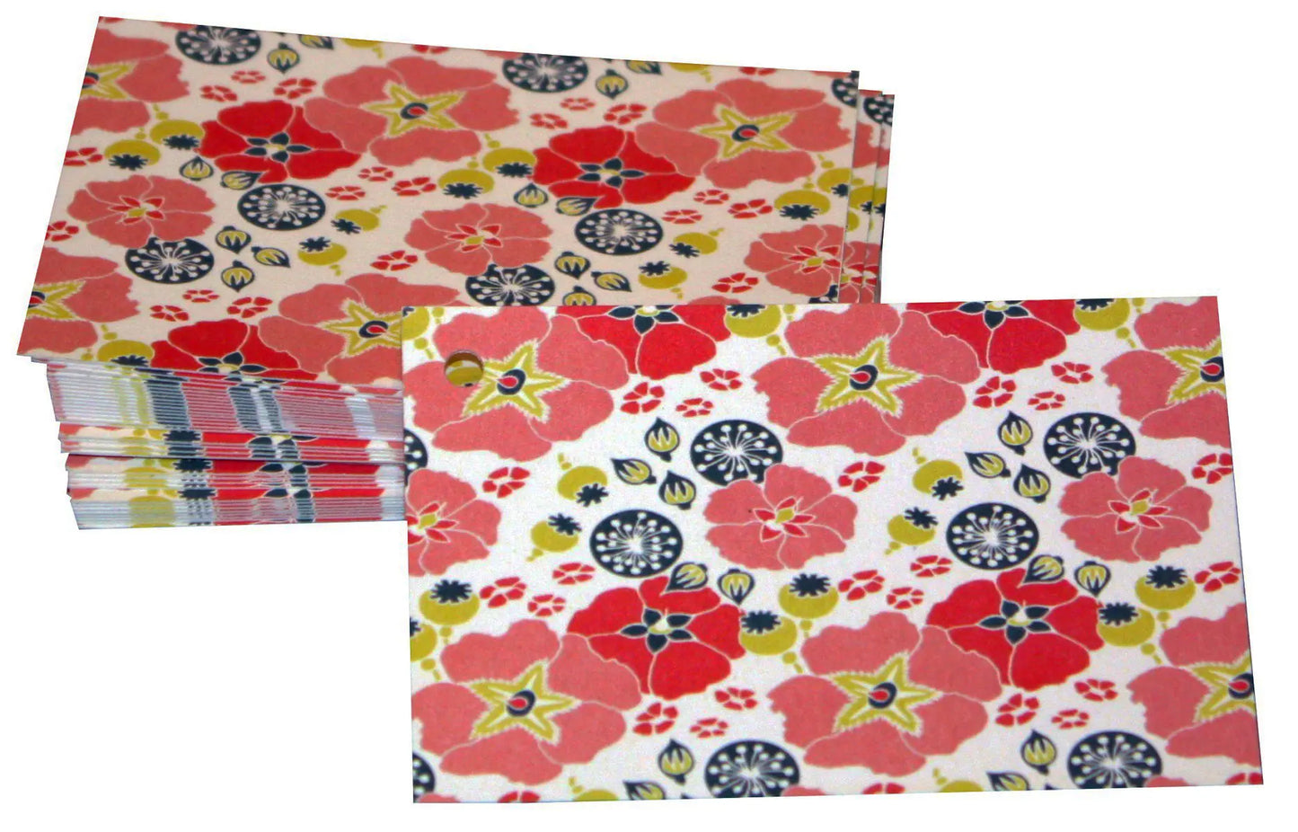 Carta Regalo con Etichetta - Fiori