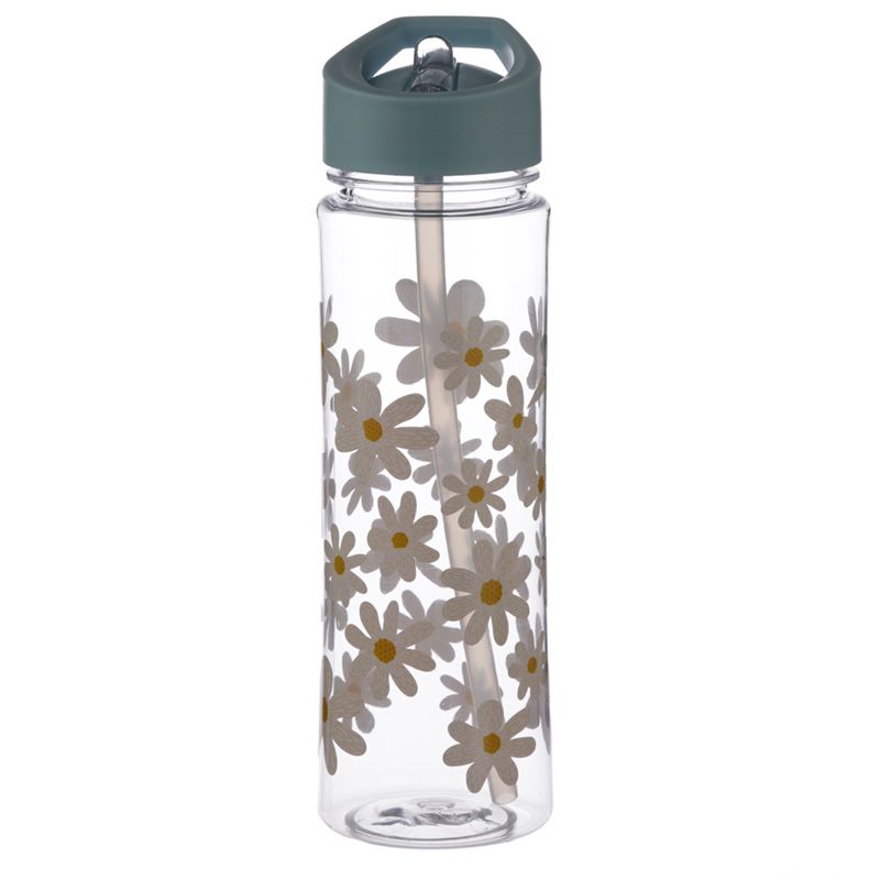 Borraccia Infrangibile con Cannuccia 550ml - Margherite