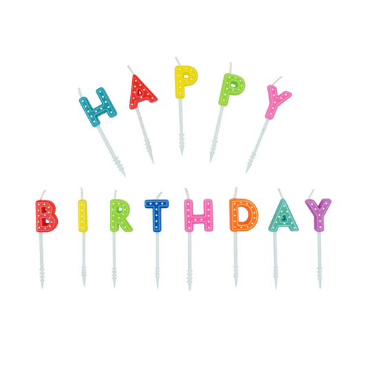 Candeline per Torta - Happy Birthday