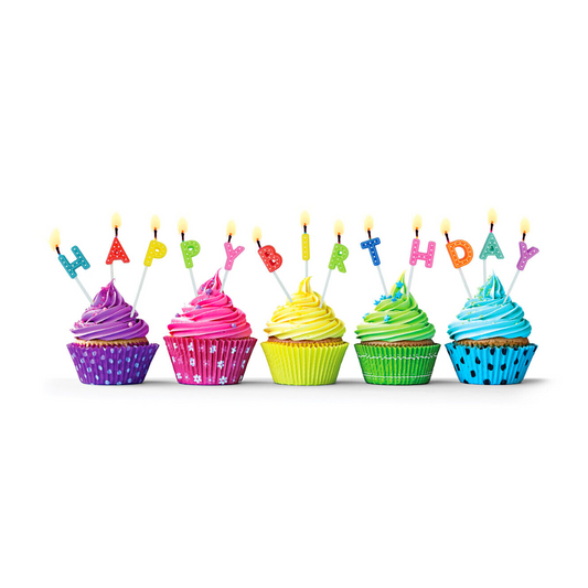 Candeline per Torta - Happy Birthday