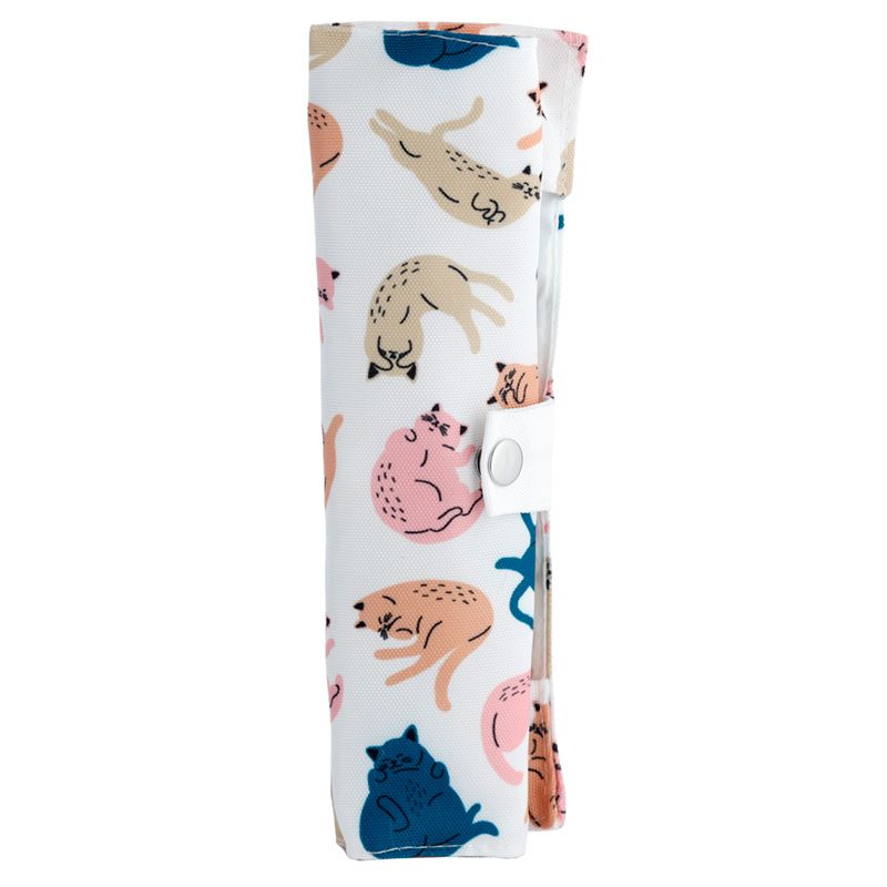 Set Posate Bambù con Custodia Lavabile - Gatti