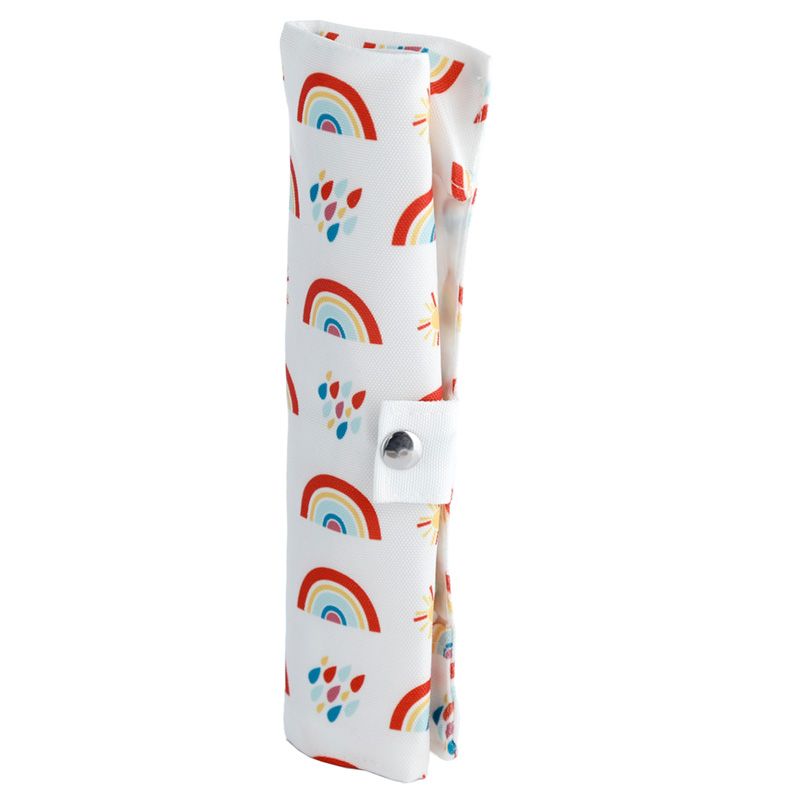 Set Posate Bambù con Custodia Lavabile - Arcobaleno