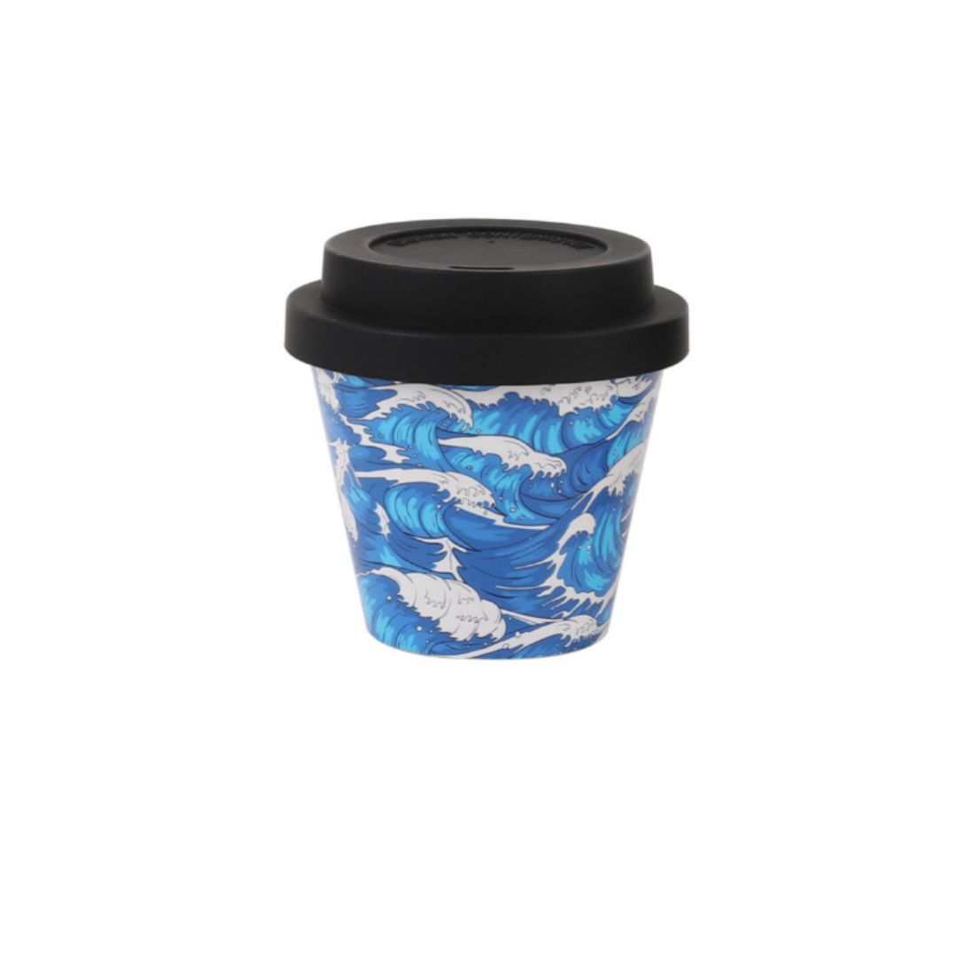 Tazzina Bambù Asporto - Onda di Kanagawa