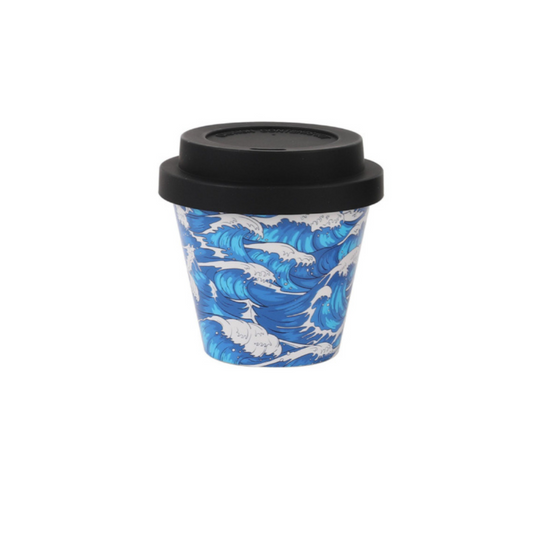 Tazzina Bambù Asporto - Onda di Kanagawa