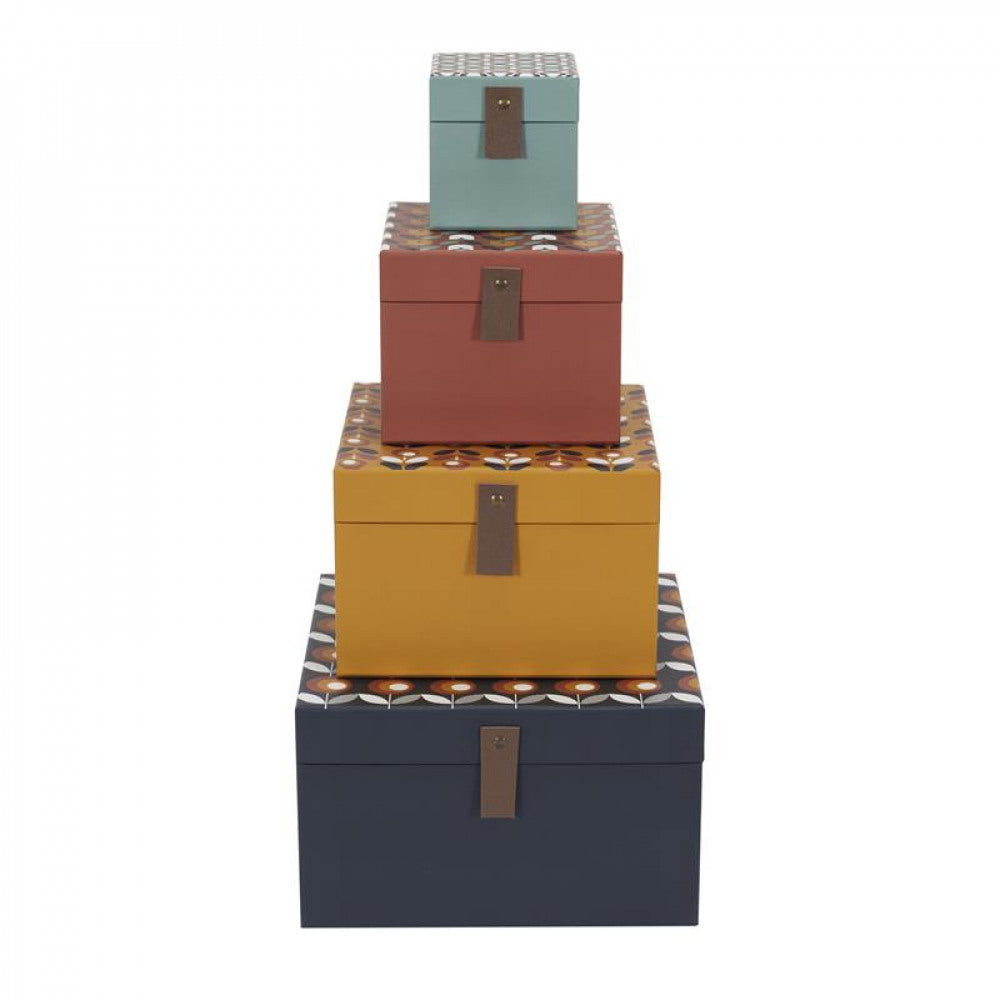Set di 4 Scatole - Vintage