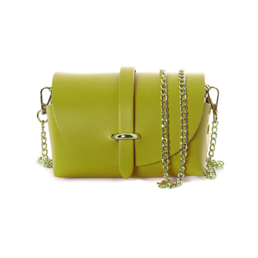 Borsa Mini Vera Pelle - Verde