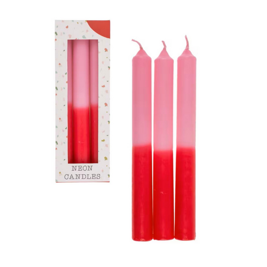 Set Candele - Rosa e Rosso