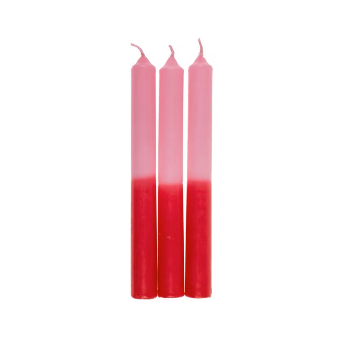 Set Candele - Rosa e Rosso