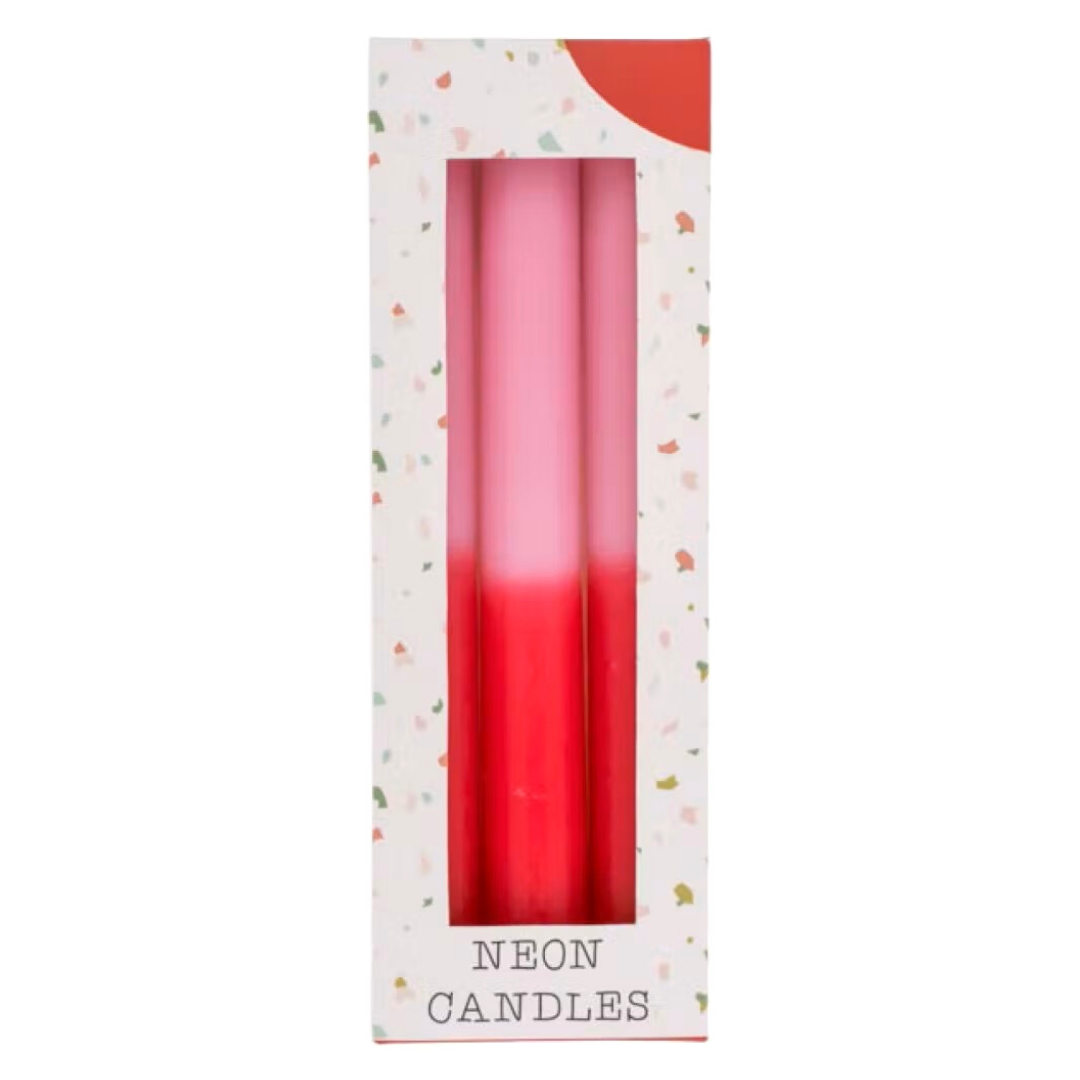 Set Candele - Rosa e Rosso