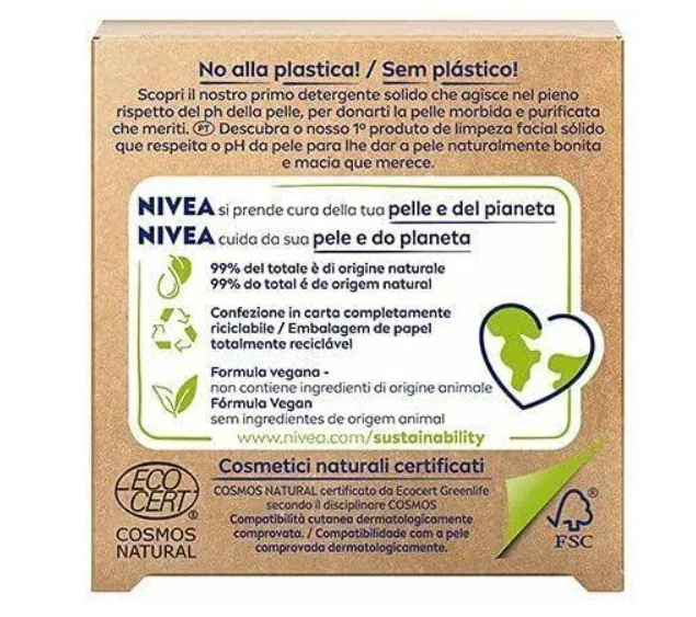Naturally Clean Detergente Viso Solido - Rinfrescante