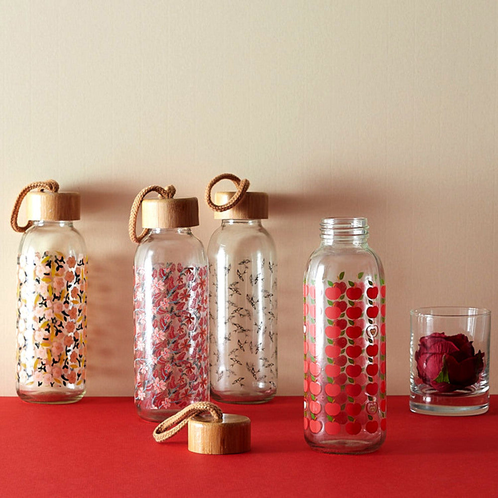 Borraccia Vetro 400ml - Quattro Fantasie