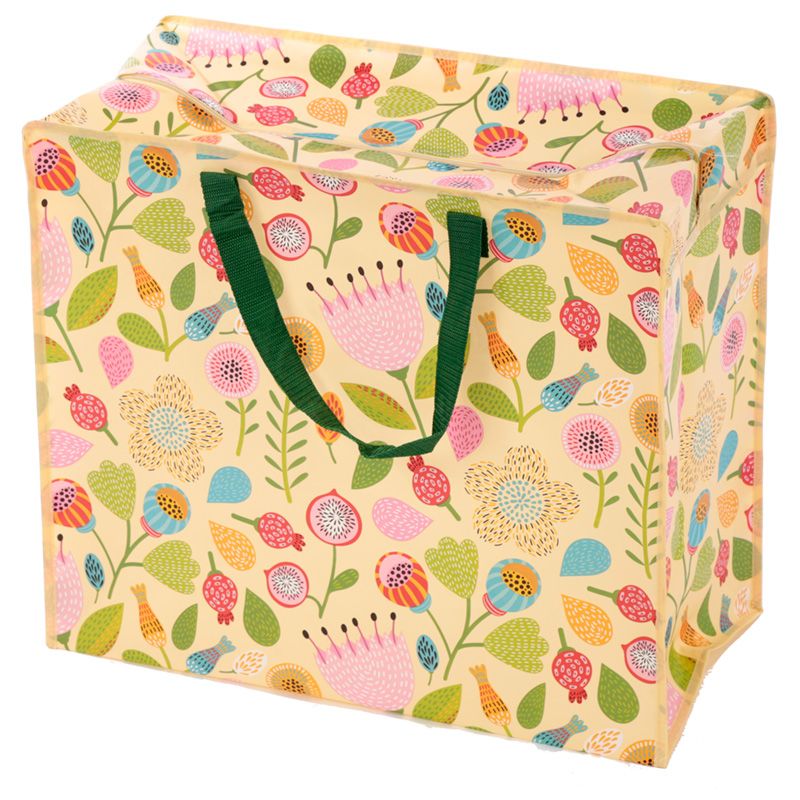 Sacca Bucato/Multiuso - Fiori e Foglie