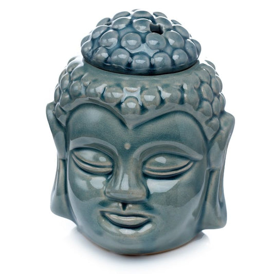 Brucia Essenza in Ceramica - Testa Buddha Thailandese
