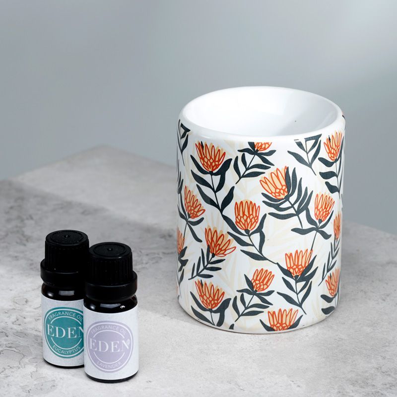 Brucia Essenza in Ceramica - Fiori Arancio