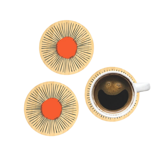 Sottobicchiere Bambù - Astratto