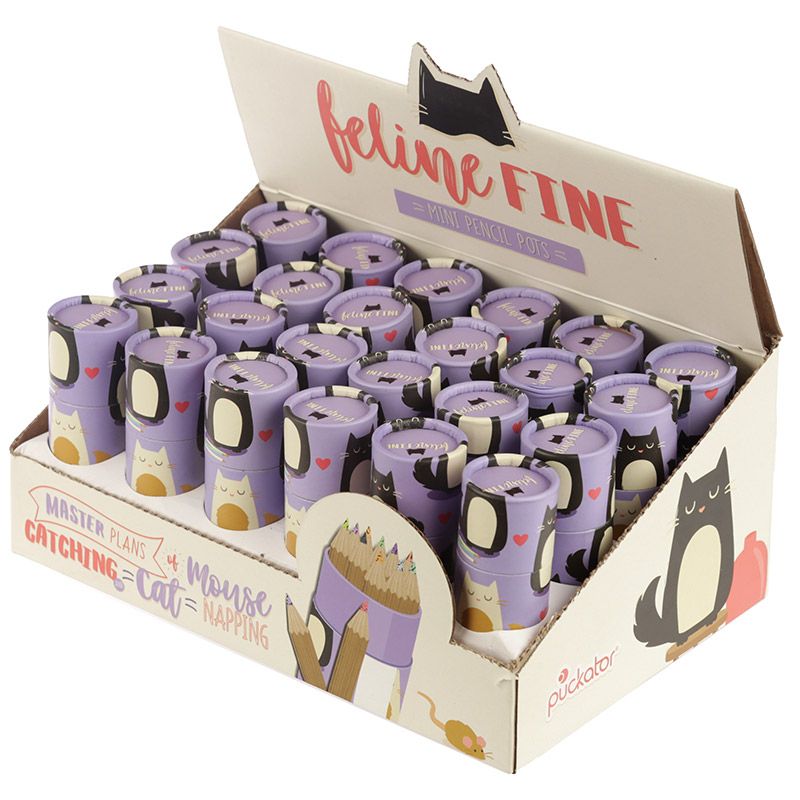 Tubo Matite Colorate - Gatti