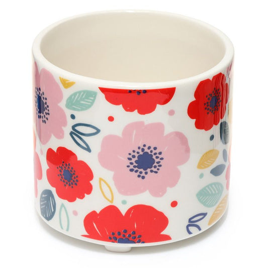 Vasetto in Ceramica - Papavero Rosso