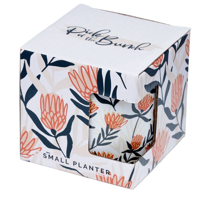 Vasetto in Ceramica - Fiori Arancio