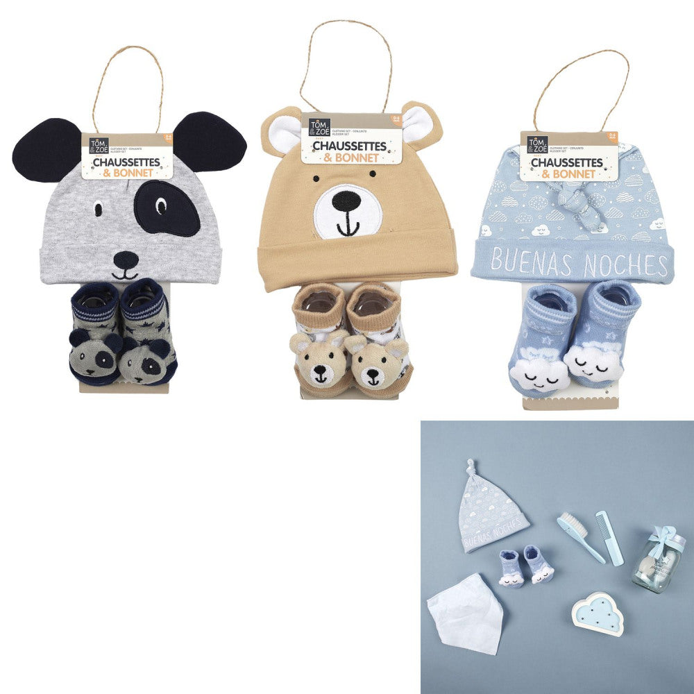 Set Regalo Cappellino e Calzini - Orso